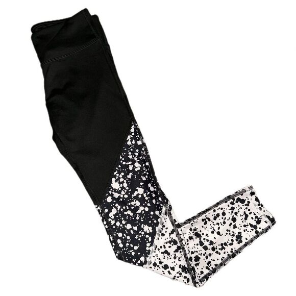 Fabletics Brogan Full Length Mid Rise Color Block Print Legging XS - Picture 3 of 5